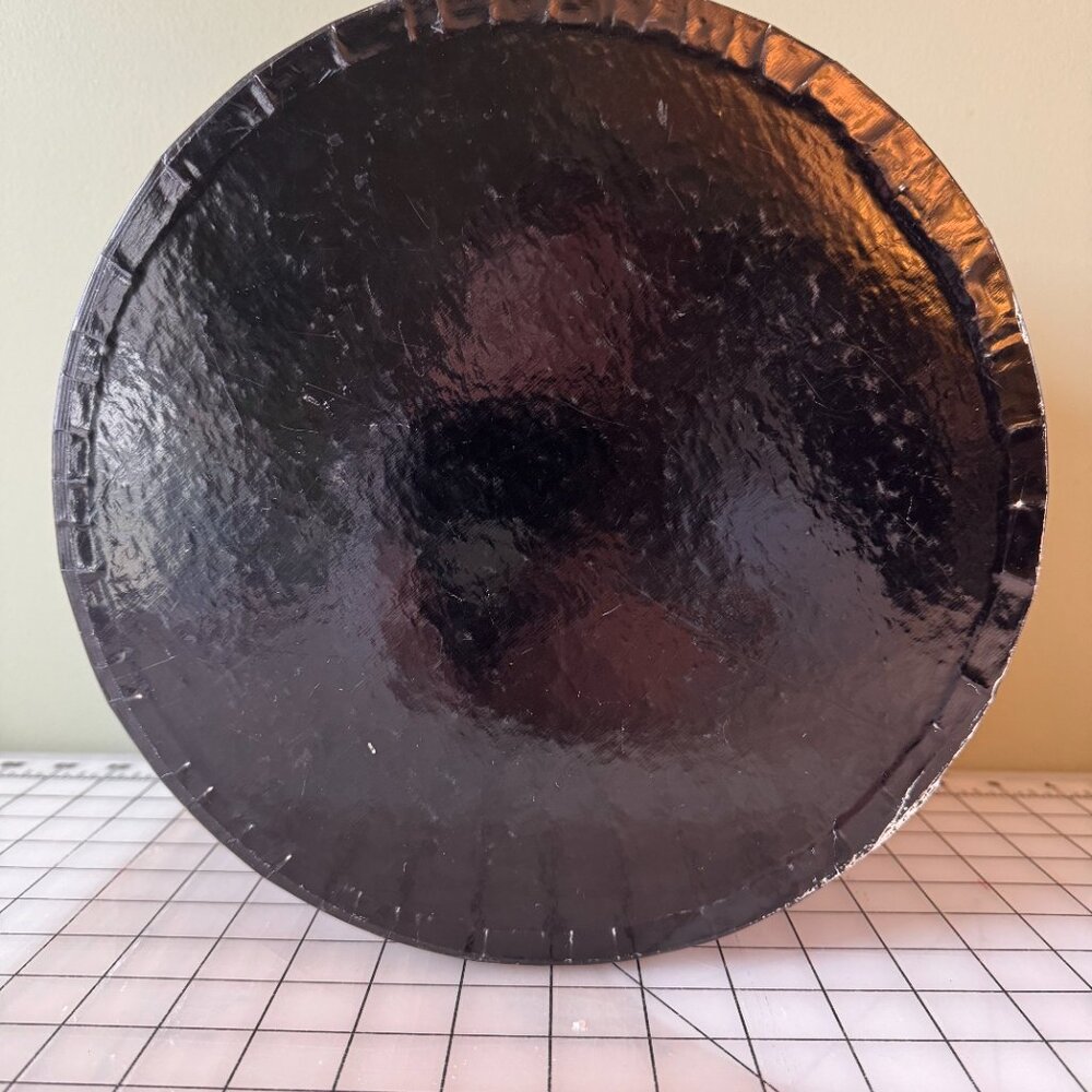Vtg Saks Fifth Avenue Round Hat Box Black Red Logo Storage Case Travel Display - Picture 7 of 7